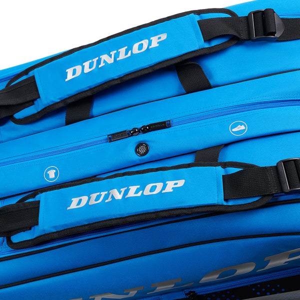 new - Dunlop FX Performance 12 Racket Bag, Black/Blue