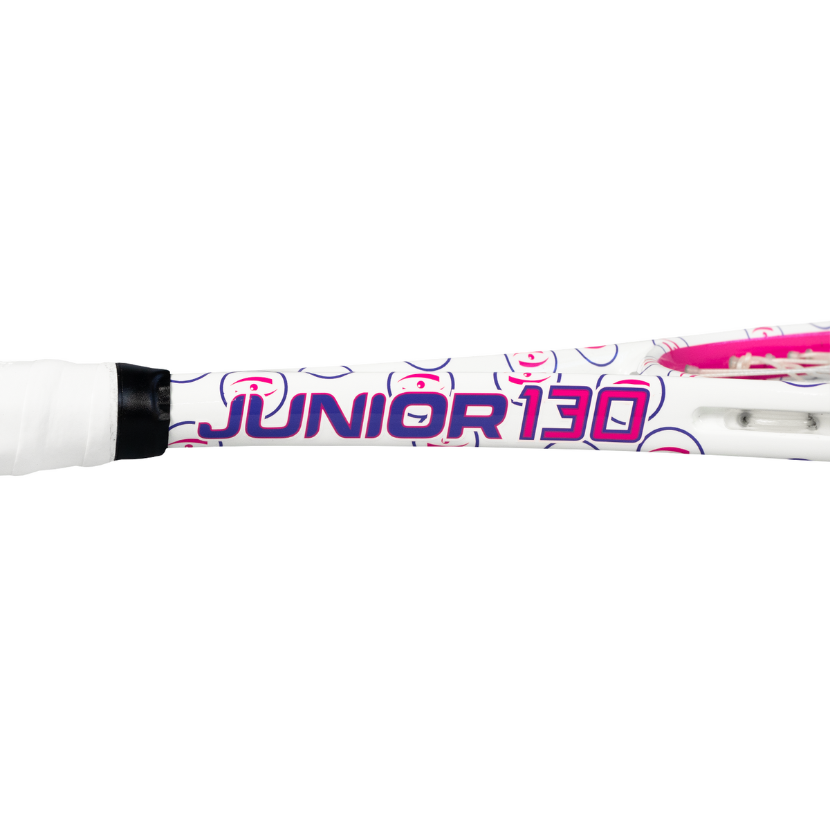 new - Harrow Junior 130 Squash Racket, White/Pink/Purple