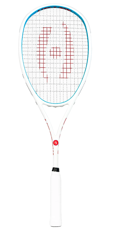 Harrow M-140 Squash Racket, White/Blue/Red