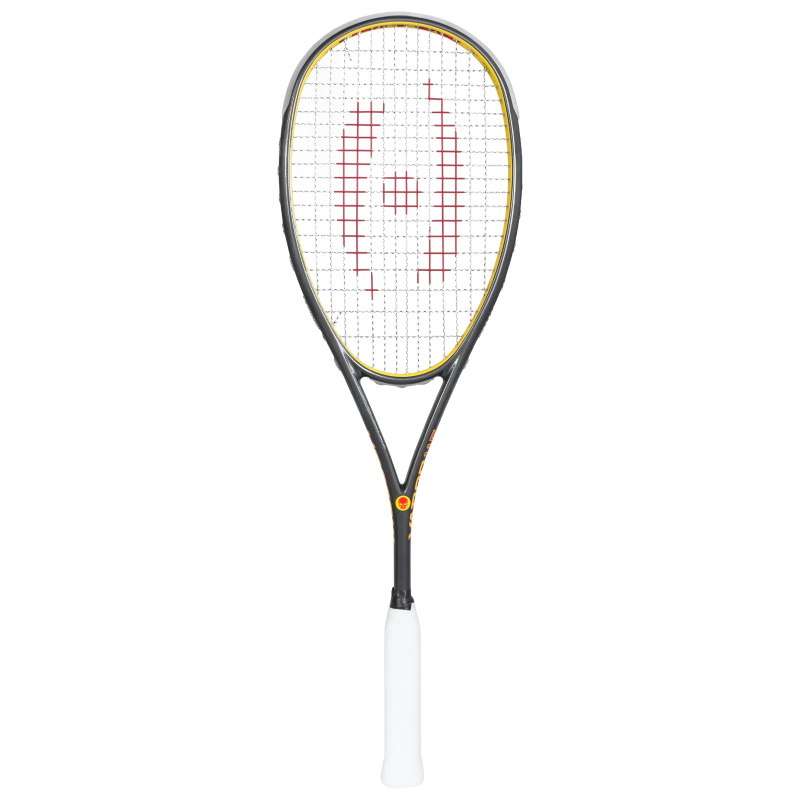 Harrow Vapor Misfit 115 Squash Racket, Grey/Yellow/Red