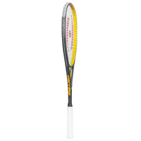 Harrow Vapor Misfit 115 Squash Racquet, Grey/Yellow/Red