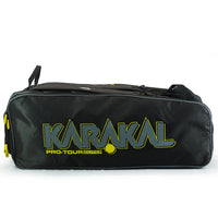 Karakal Pro Tour Elite 2.1, 12 Racquet Bag, Yellow Trim