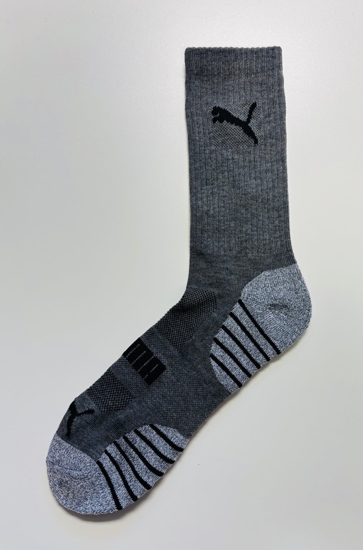 Puma Men's Crew Socks, 1-Pair, Gray