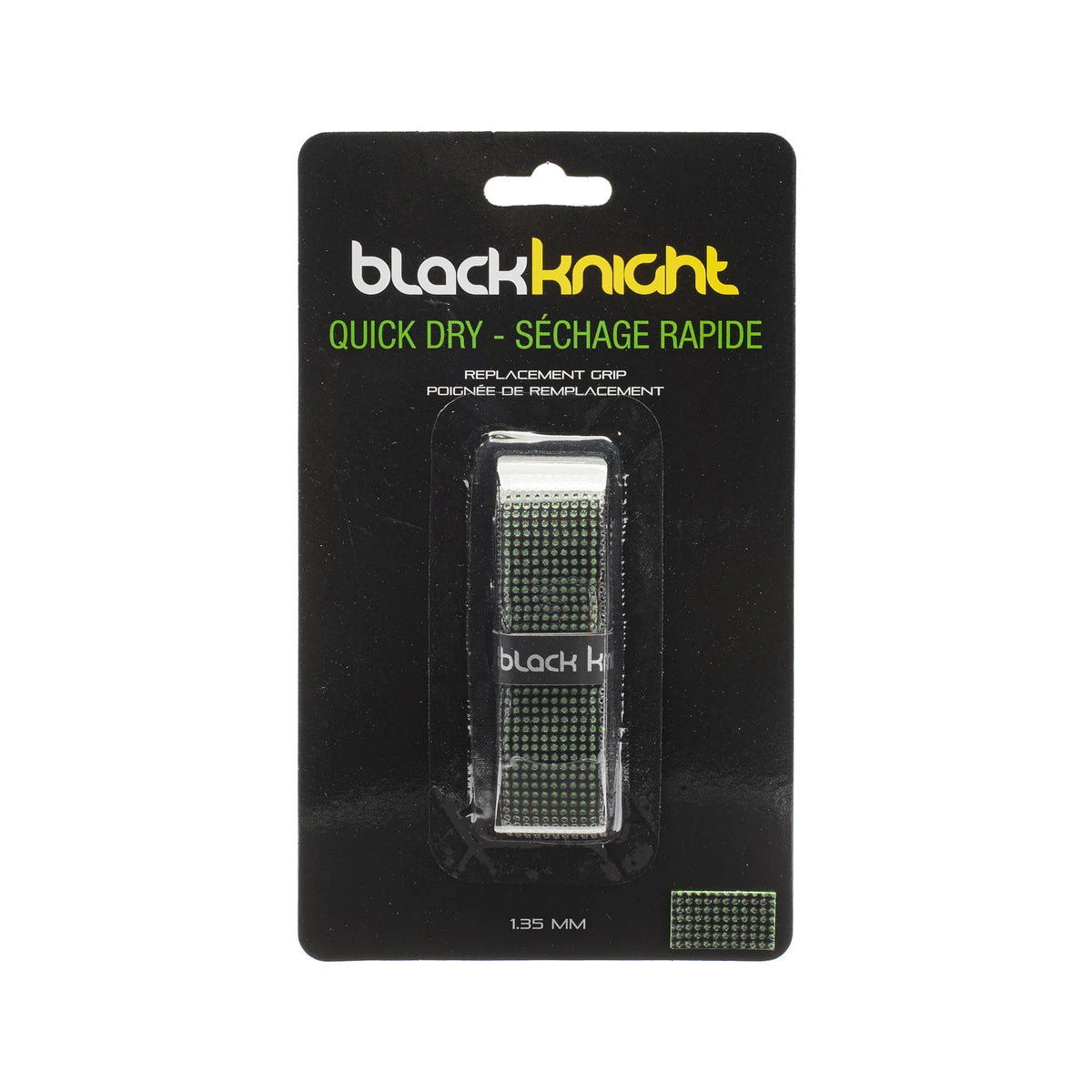 Black Knight Quick Dry Replacement Grip, Black/Green