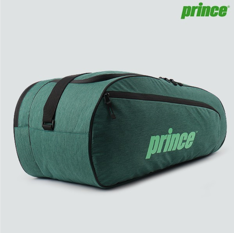 NEW - Prince Essentials 6 Pack Racquet Bag, Green/Mint 2025