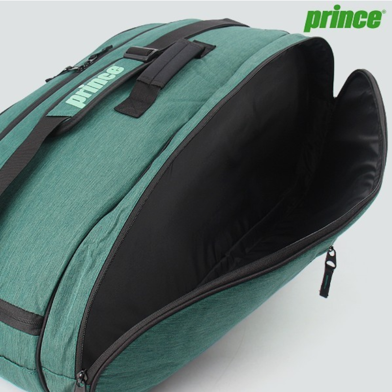 NEW - Prince Essentials 6 Pack Racquet Bag, Green/Mint 2025