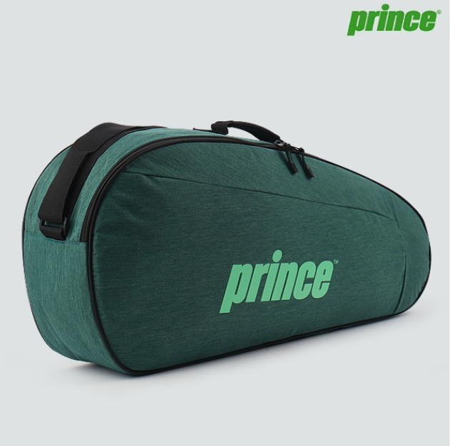 NEW - Prince Essentials 3 Pack Racquet Bag, Green/Mint 2025