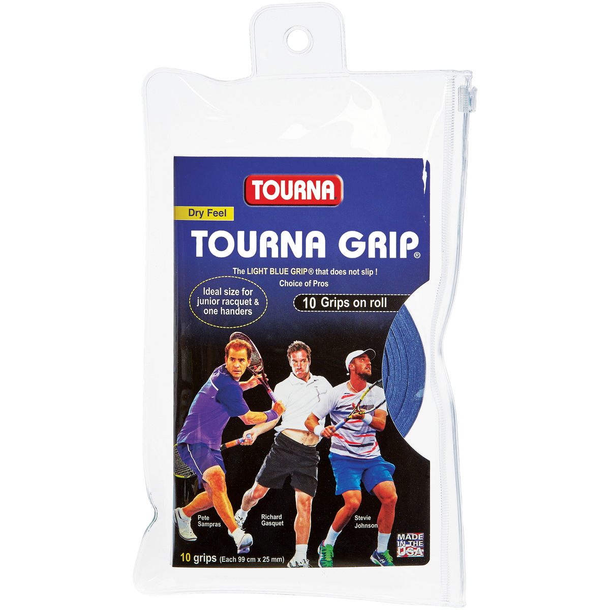 Tourna Grip 10-pack, blue