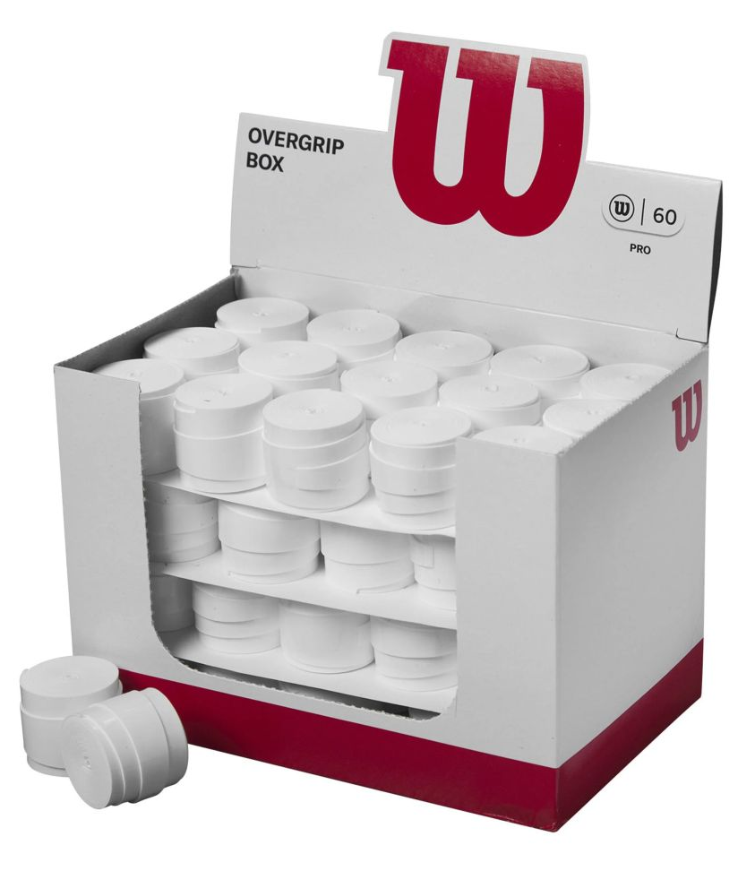 Wilson Pro Overgrip, White, 1-pack