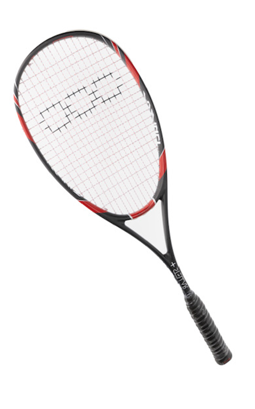 Stellar Assault Squash Racket, Black/Red