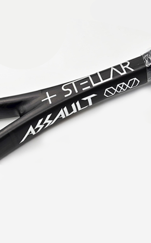 Stellar Assault Squash Racket, Black/Red