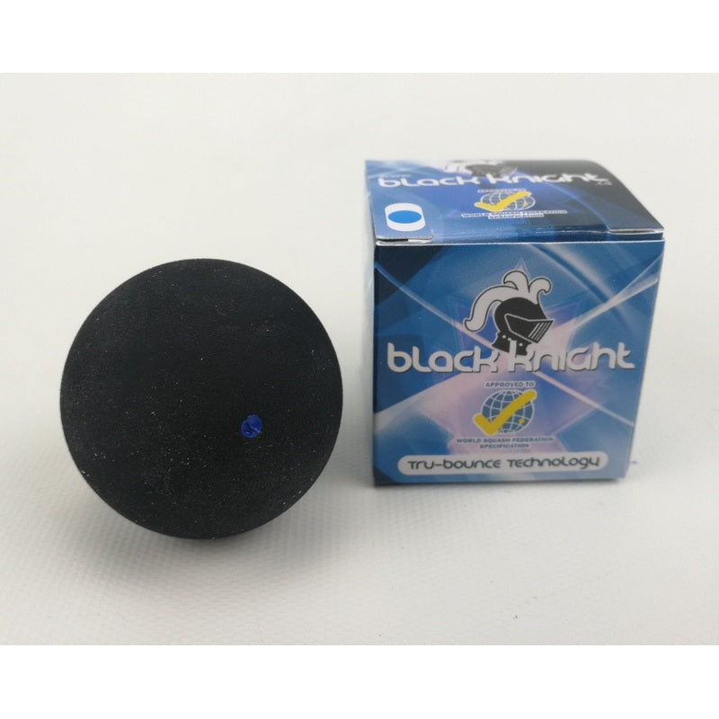 Black Knight Tru-Bounce Blue Dot Squash Balls, 3 Ball Pack