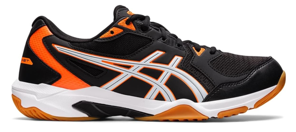 WIDE Asics Gel Rocket 10 Men s Court Shoes Black Shocking