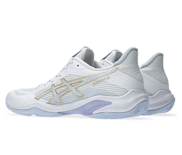 new - Asics Blade FF 2 Women's Court Shoes, White/Blue Fade