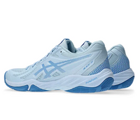 Save $20 - Asics Blade FF Women's Squash Shoes, Light Blue / Blue Coast