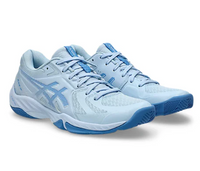 Save $20 - Asics Blade FF Women's Squash Shoes, Light Blue / Blue Coast