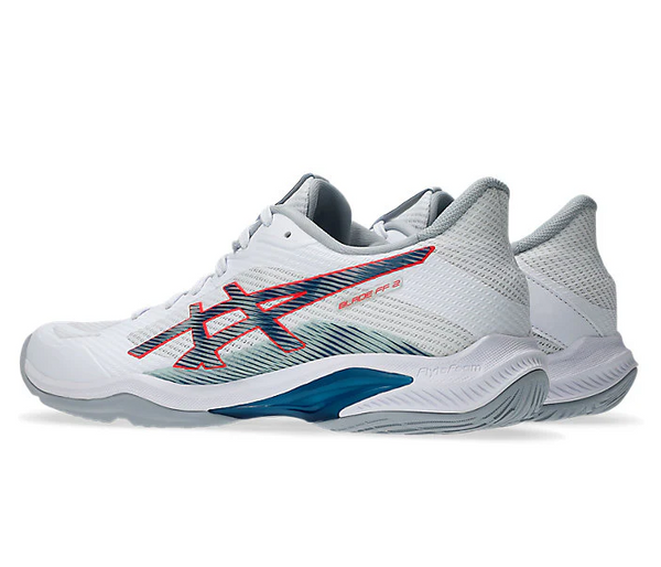 new - Asics Blade FF 2 Men's Court Shoes, White/Mako Blue