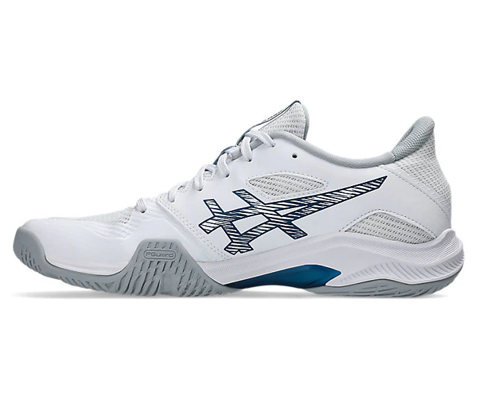 new - Asics Blade FF 2 Men's Court Shoes, White/Mako Blue