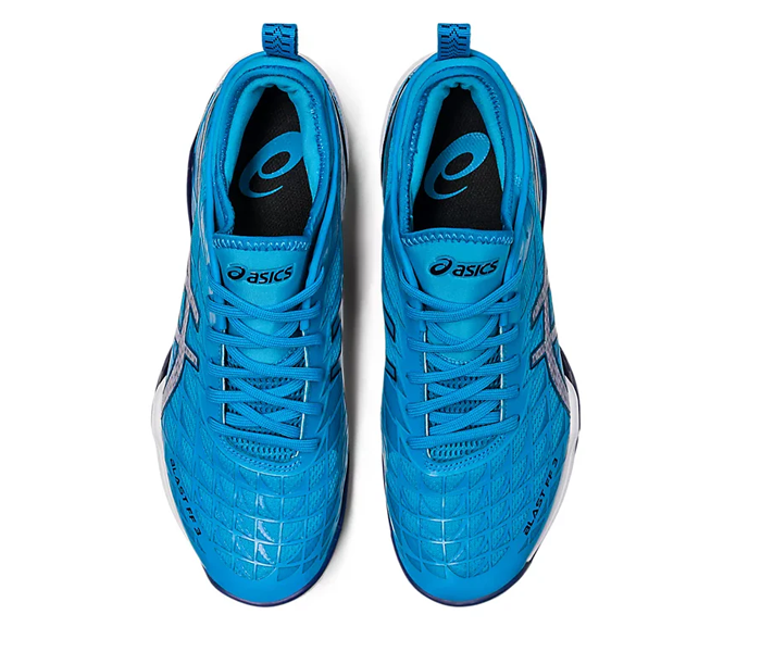 Asics Blast FF 3 Court Shoes, Island Blue / Indigo