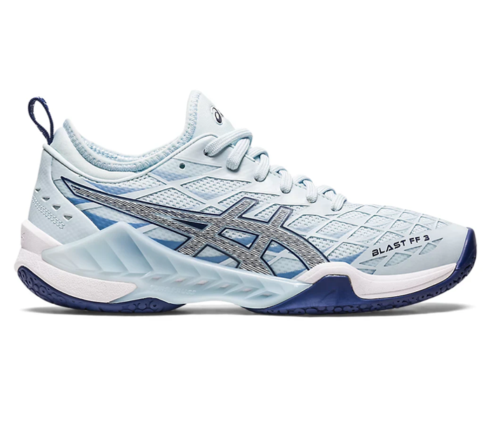 Asics Blast FF 3 Women's Court Shoes, Sky / Indigo Blue