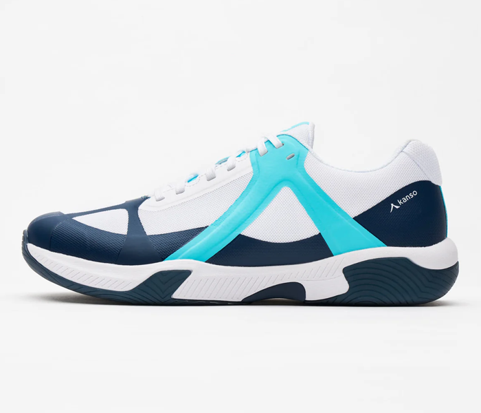 Kanso Dragonfly Unisex Court Shoe, White/Blue