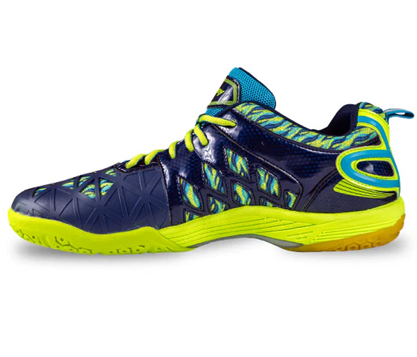Harrow Typhoon Indoor Court Shoe, Navy / Lime