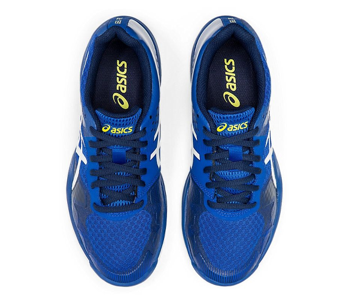 Sale $20 off - Asics Gel-Tactic 2 Unisex Court Shoes, Blue / White - Discount in the cart