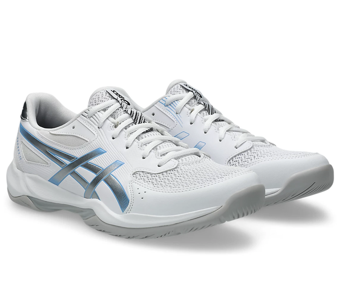 new - Asics Gel Rocket 12 Men's Court Shoes, White/Cloud Grey