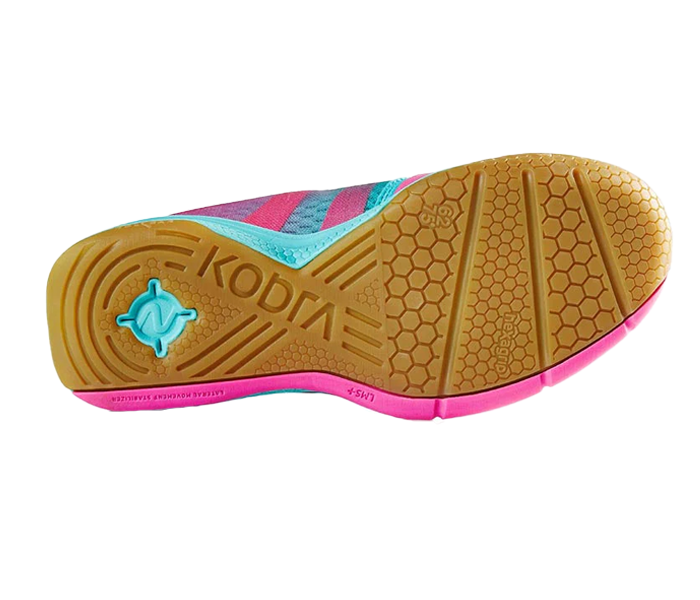 Salming Kobra Junior/Women's Court Shoes, Turquoise / Pink