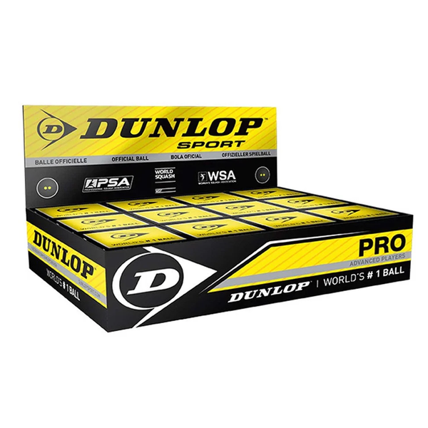 Dunlop Double Yellow Dot Pro Squash Ball