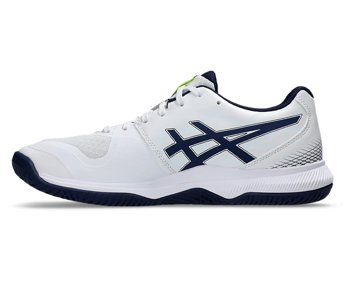Asics Gel Tactic 12 Men's Court Shoes, White/Blue Expanse