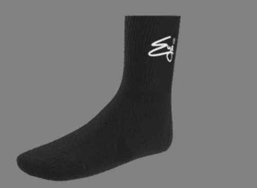 Eye Performance Line Socks, Black / White logo, 1-pack