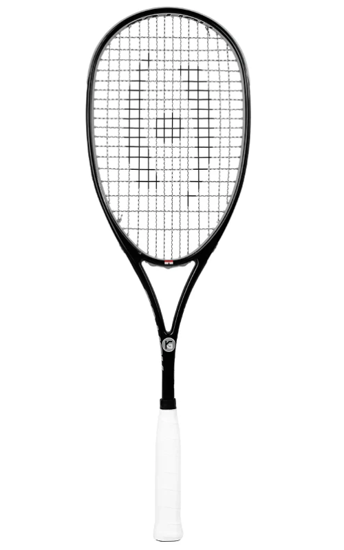 Harrow Vibe 115 Squash Racket, Custom Karim Adbel Gawad, Black/Silver