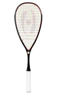 Harrow Reflex 125 Tarek Momen Squash Racquet, Black/Red/Yellow