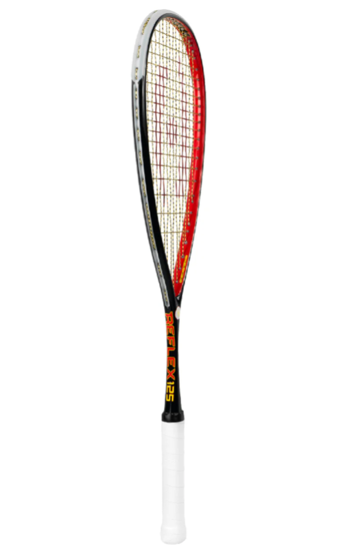 Harrow Reflex 125 Tarek Momen Squash Racket, Black/Red/Yellow