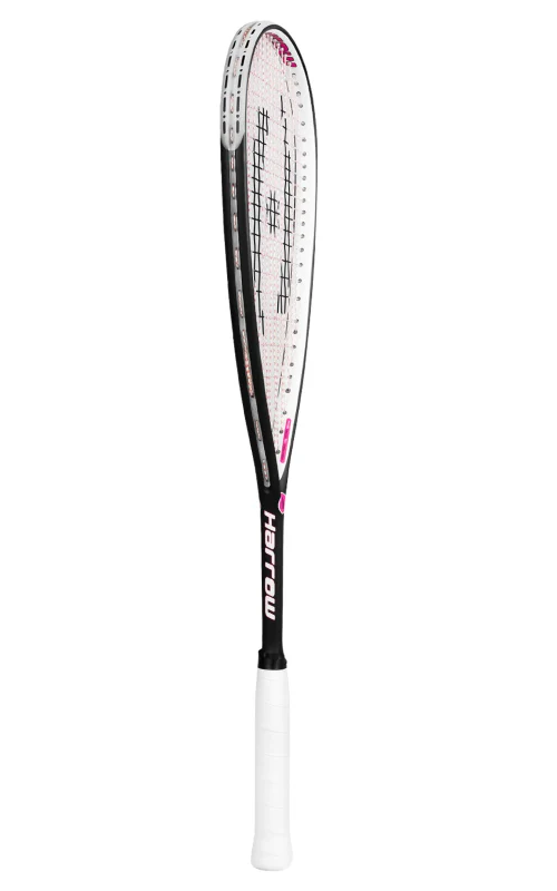 Harrow Meta 115 Squash Racket, Navy/White/Pink