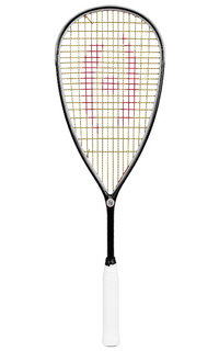 Harrow Storm 145 Squash Racquet, Black/Grey/Red