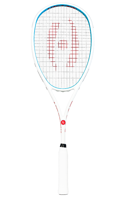 Harrow M-140 Squash Racket, White/Blue/Red