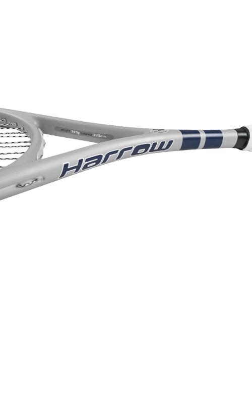 Harrow Stratus Squash Racket, Grey / Navy