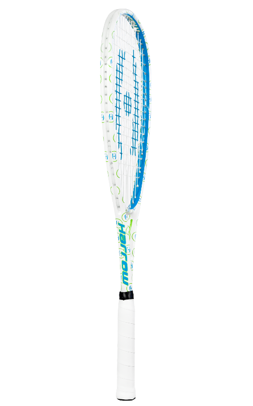 new - Harrow Junior 130 Squash Racket, White/Blue/Green