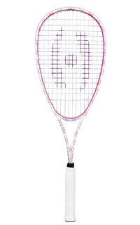 $45 off - Harrow Junior 130 Squash Racquet, White/Pink/Purple