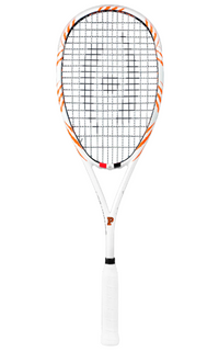 Harrow Spark 115 Squash Racquet, Custom Youssef Ibrahim, White/Black/Orange