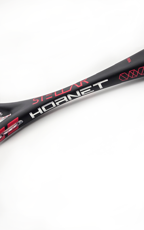 Stellar Hornet Squash Racket, Black/Red