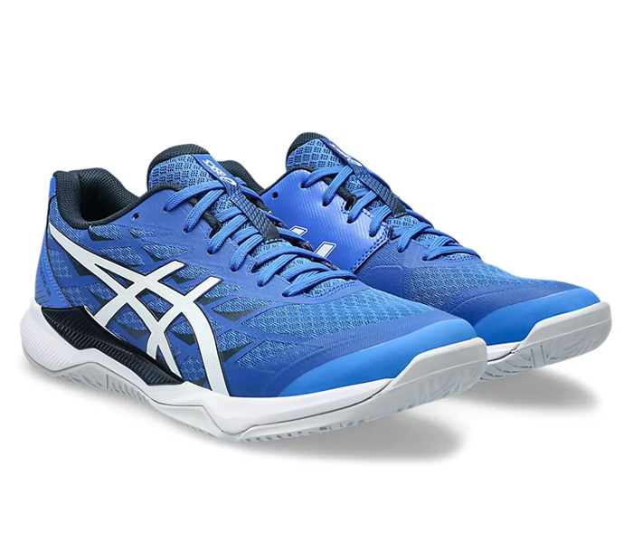 Asics Gel-Tactic 12 Men's Court Shoes, Illusion Blue / White