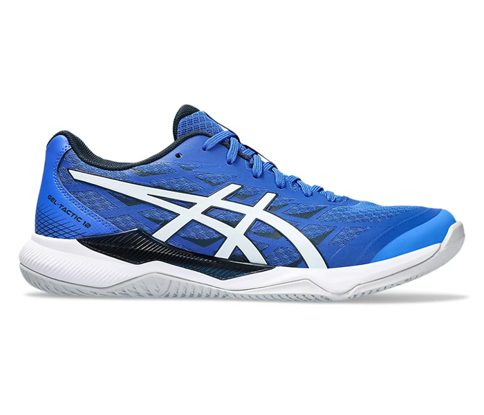Asics Gel-Tactic 12 Men's Court Shoes, Illusion Blue / White