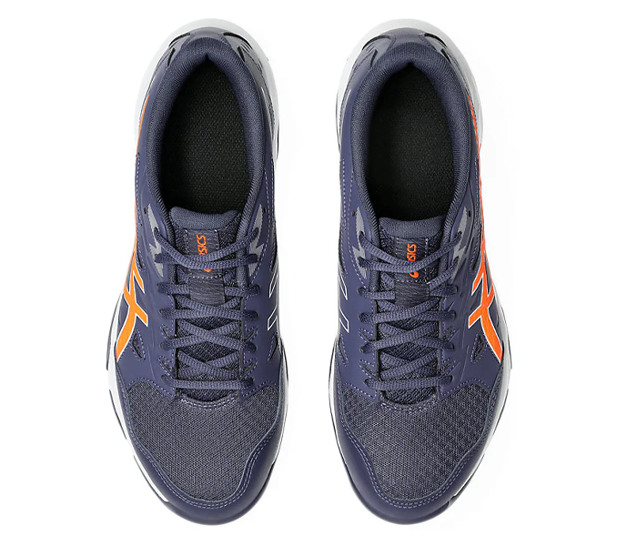 Asics Gel-Rocket 11 Men's Court Shoes, Indigo Fog/Nova Orange