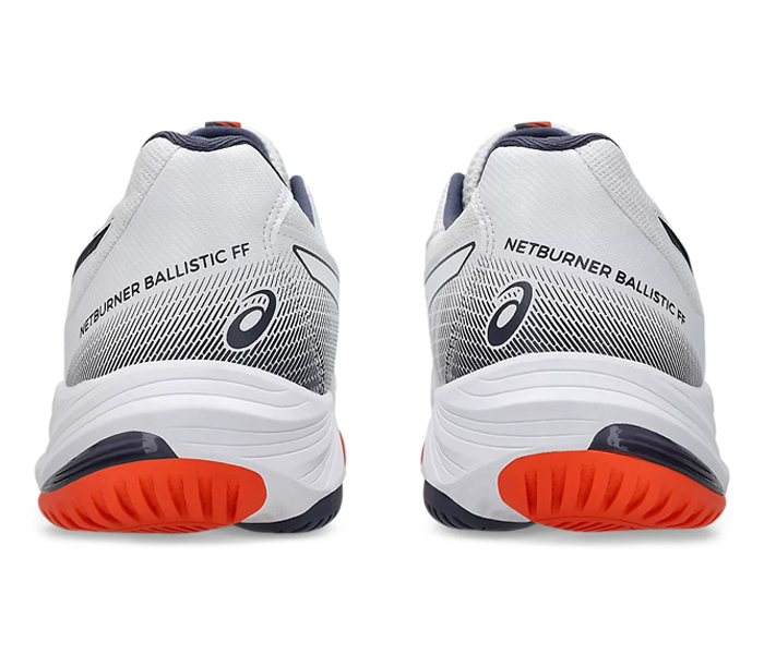 new color - Asics Netburner Ballistic FF 3 Men's Shoes, White/Indigo Fog