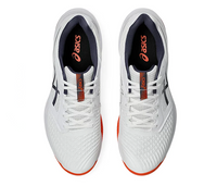 new color - Asics Netburner Ballistic FF 3 Men's Shoes, White/Indigo Fog
