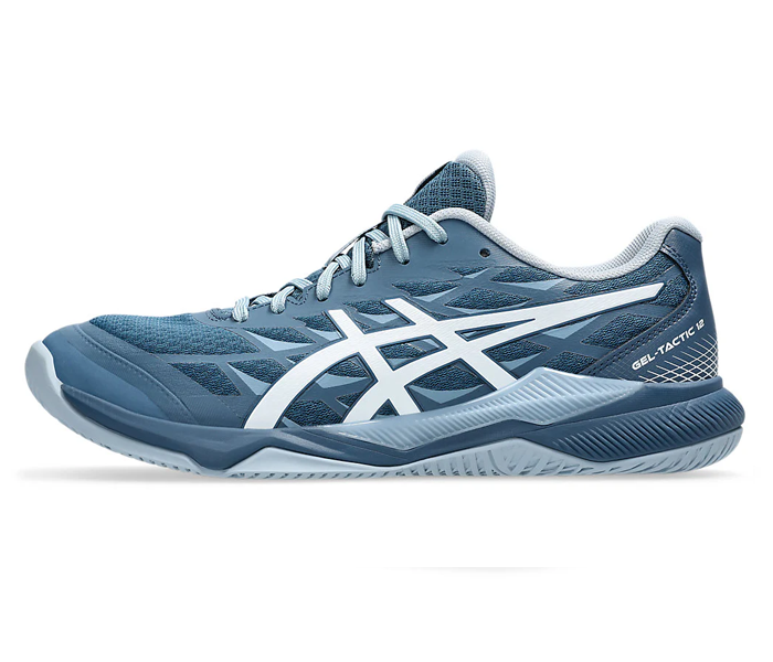 new color - Asics Gel-Tactic 12 Men's Court Shoes, Vintage Indigo / White
