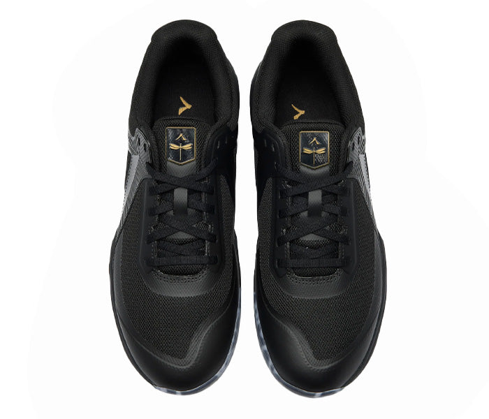 Kanso Dragonfly 2 Unisex Court Shoe, Black/Gold